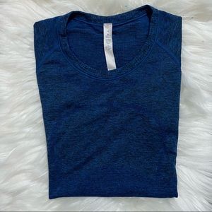 blue lululemon t shirt